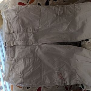 Women's Lee relaxed fit khaki capris sz 14